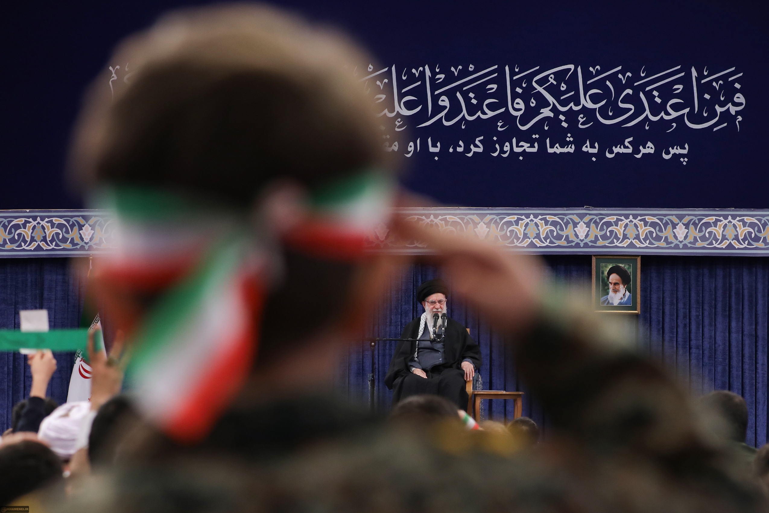 عکس + دیدار مردم آذربایجان شرقی با رهبر انقلاب